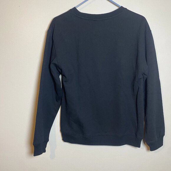 NWT Disney Mickey Mouse Forever True Black Womens Sweatshirt Small Rhinestone - Picture 6 of 7